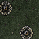 700 Yeşil Desenli Soft Velür Duvardan duvara halı