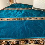Turkuaz Saflı Elite Cami Halısı 3500gr