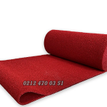 Kıvırcık Paspas 14 mm Kırmızı Paspas