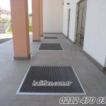 Alüminyum Çerçeveli Paspas Kauçuk ve Halı Yüzeyli