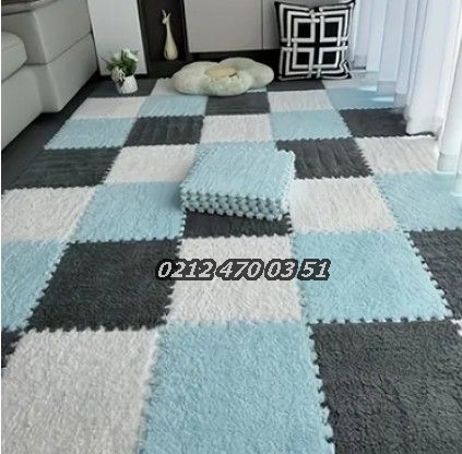 Bebek Çocuk odası halı tatami minder peluş halı