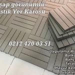 Kırılmaz, Uzun Ömürlü 30x30 Plastik Ahşap Desenli Zemin Karosu