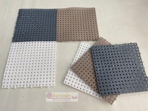 Islak Zemin Alanları İçin Sök-Tak Geçmeli Ortopedik Modüler Karo – 33x33 cm