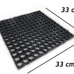 Non-Slip Rubber Mat 33x33 for Ship Interiors – Oil & Wet Surface Safe – Modular Tile
