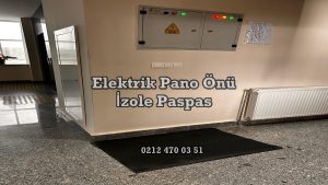 İş Sağlığı ve Güvenliği Elektrik Pano Önü İzole Yalıtkan Paspas