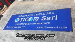 Logolu Paspas – Özel Ölçü Firma Logolu ve Yazılı İşyeri Paspası